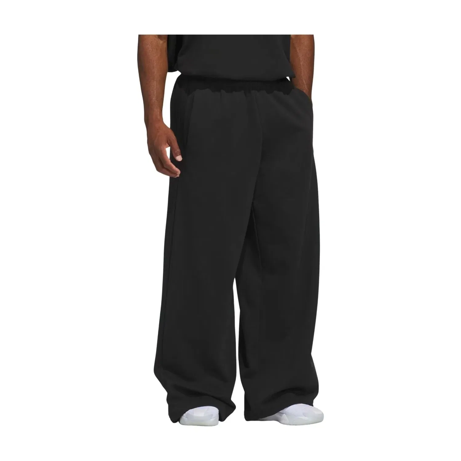 Мужские брюки для баскетбола Fleece 3-Stripes Pant Asia Sizing 'Black' adidas, черный — фото 2