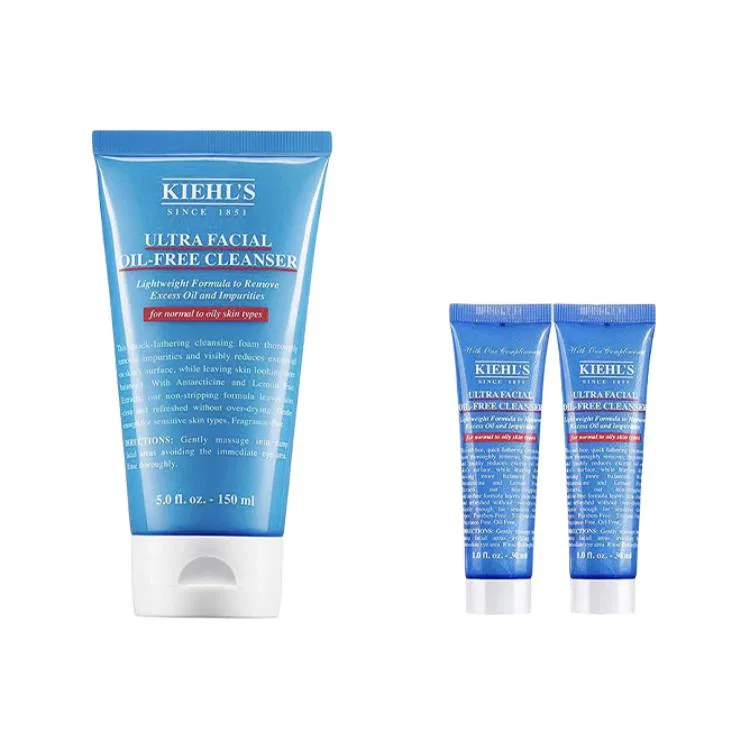 Набор очищающих средств для лица Kiehl's High Hydration Clear Facial Cleanser Set, 30 мл*2/150 мл