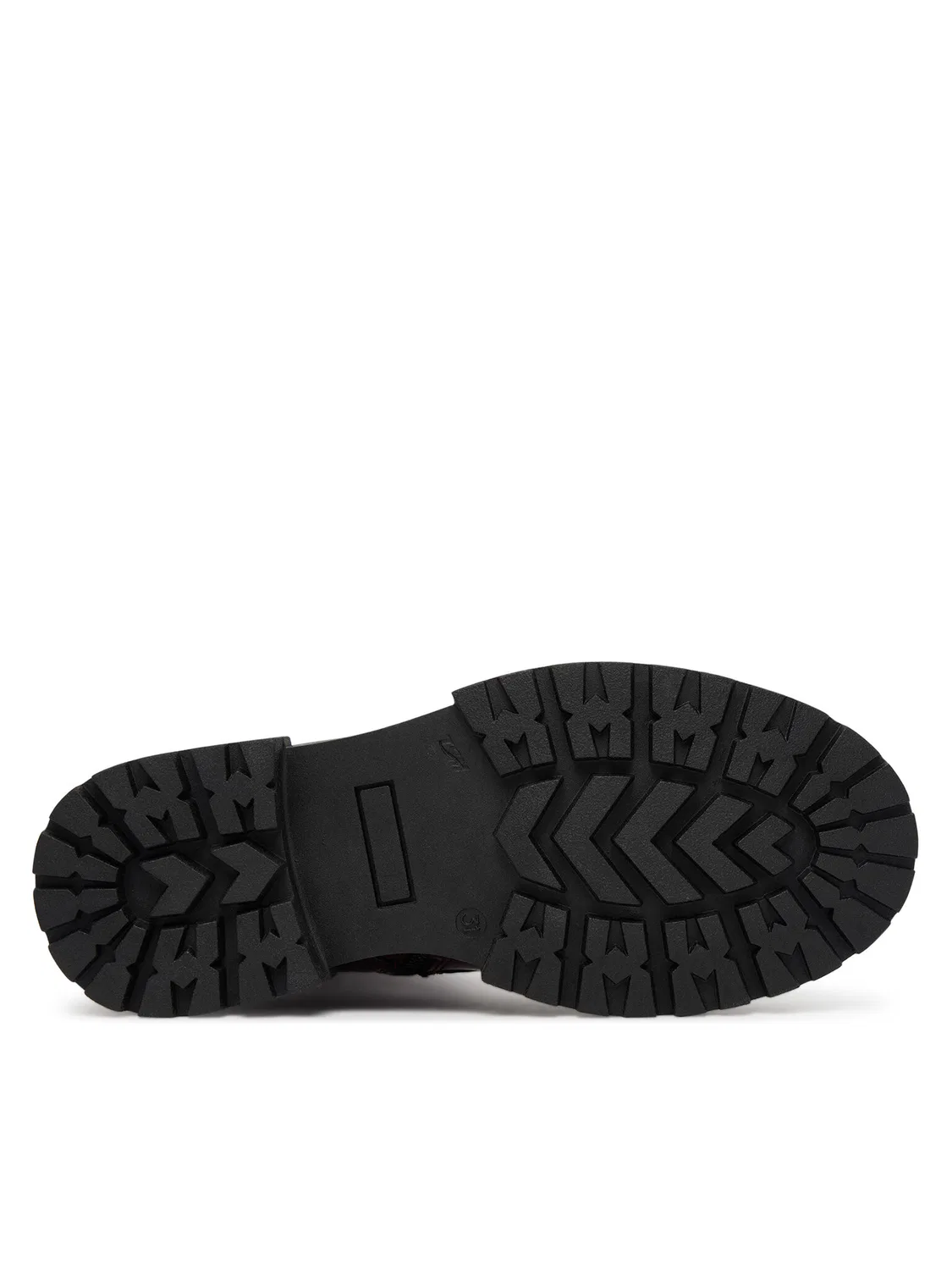 Ботильоны на шнуровке для девочки Lace-Up Bootie Tommy Hilfiger, темно-красный — фото 4