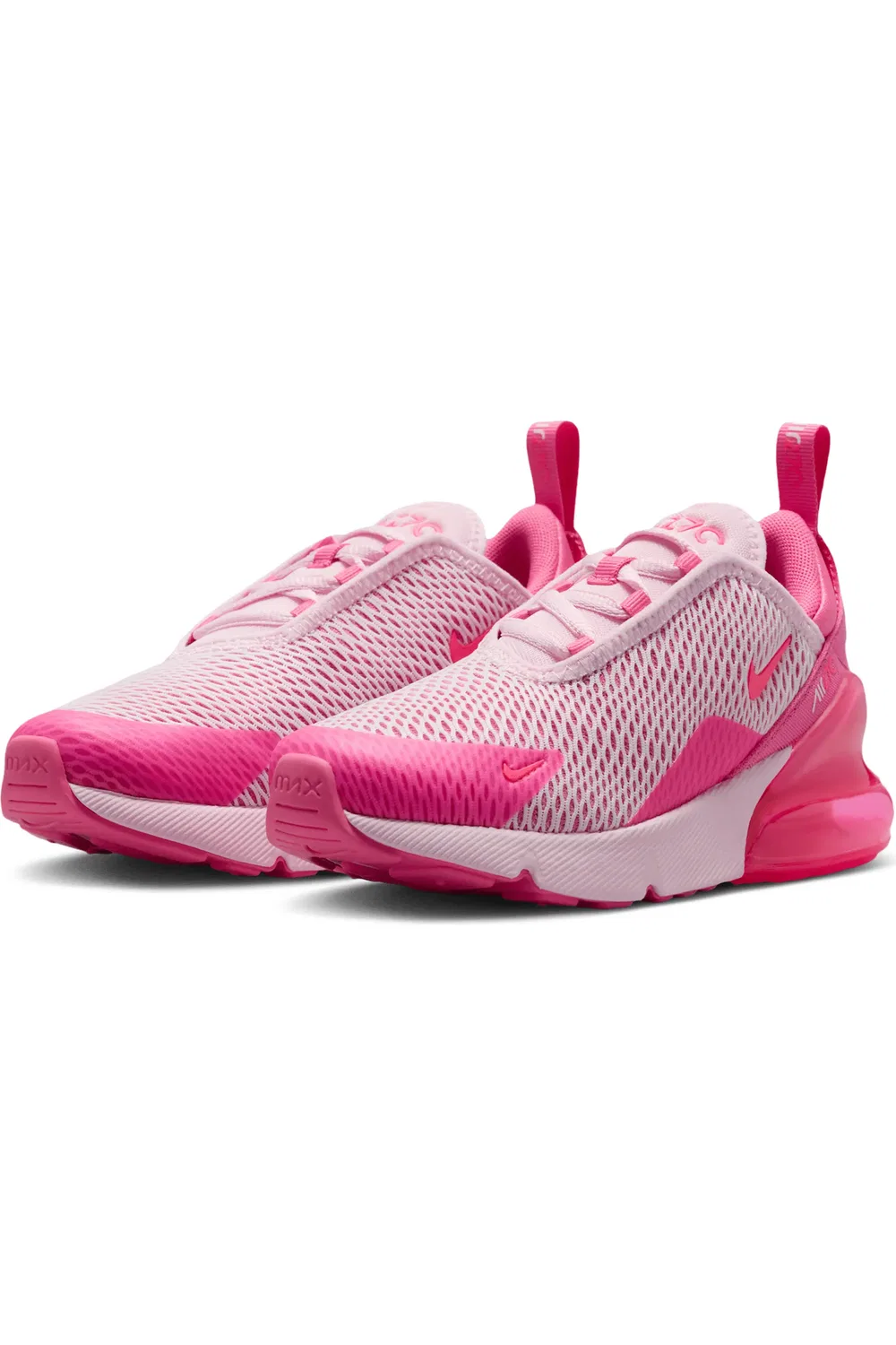 Кроссовки детские с амортизацией Air Max 270 Nike, Pink/Pinksicle/White/Pink