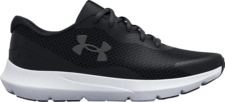 

Кроссовки Under Armour Surge 3 GS Black White, черный, Черный;серый, Кроссовки Under Armour Surge 3 GS Black White, черный