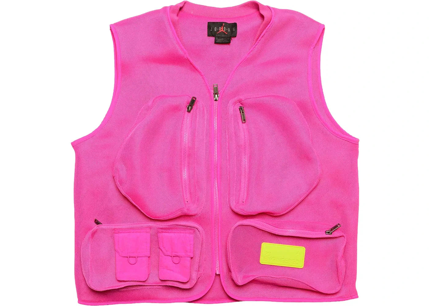Мужской жилет с принтом Jordan Vest, Active Fuchsia/Cyber