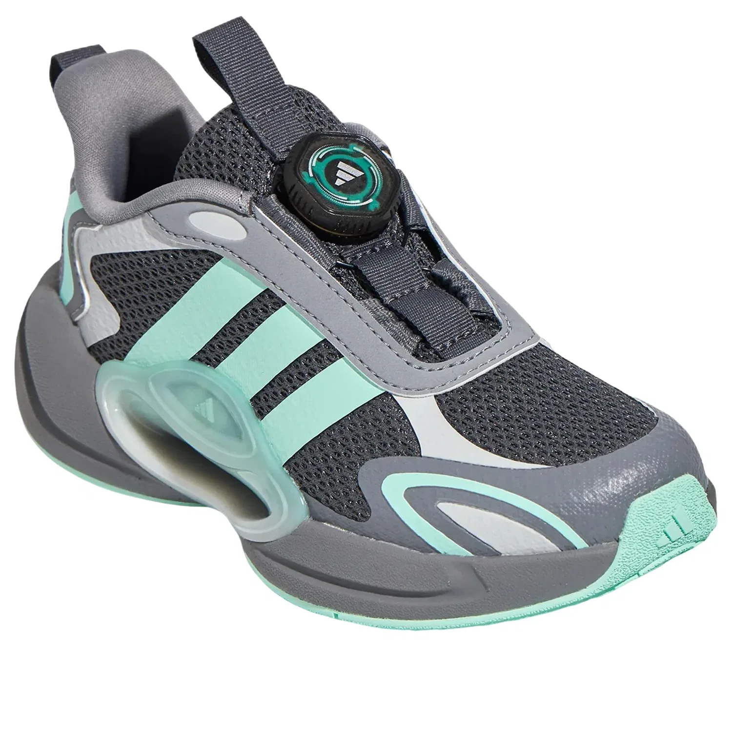 Детские кроссовки с сетчатым верхом Galaxy Scout 'Dark Grey Teal' adidas, Dark Grey/Teal — фото 3
