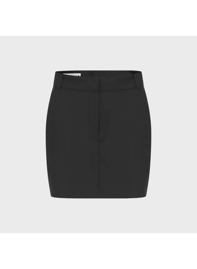 Юбка-трапеция с застежкой-молнией и карманами миди Zara, черный — фото 2