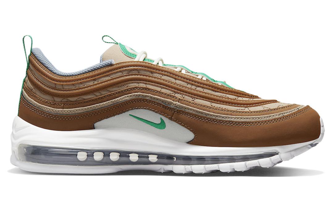 Кроссовки Nike Air Max 97, коричневый/белый — фото 2