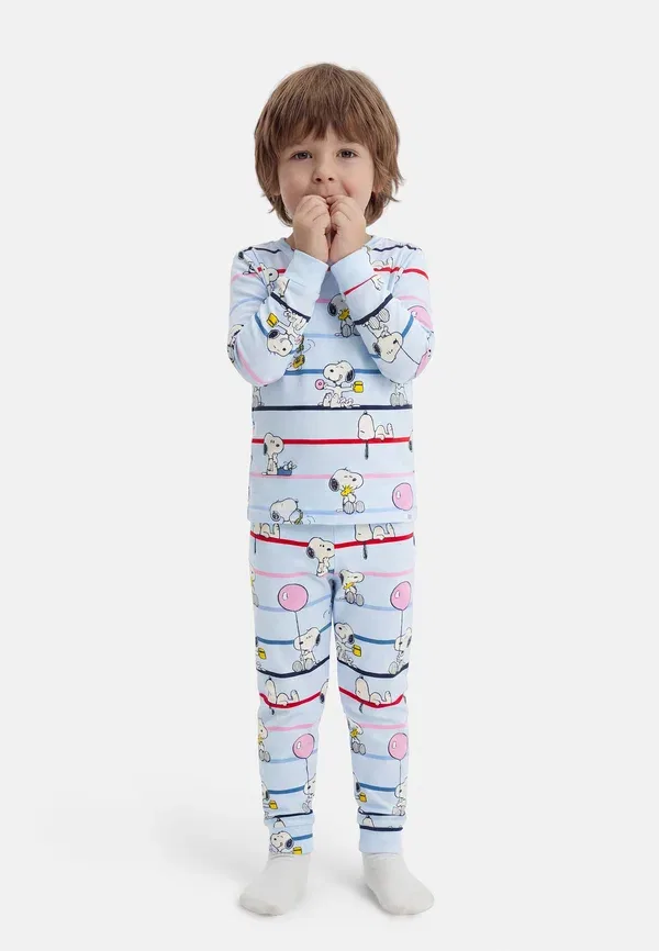 Пижамный комплект унисекс с изображением Снупи Gap, слоновая кость