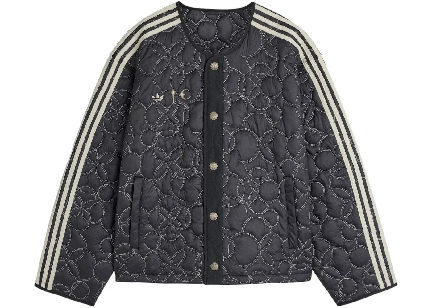 Мужская куртка с утеплителем Adidas Thug Club Padded Liner Jkt, Black Silver Metallic