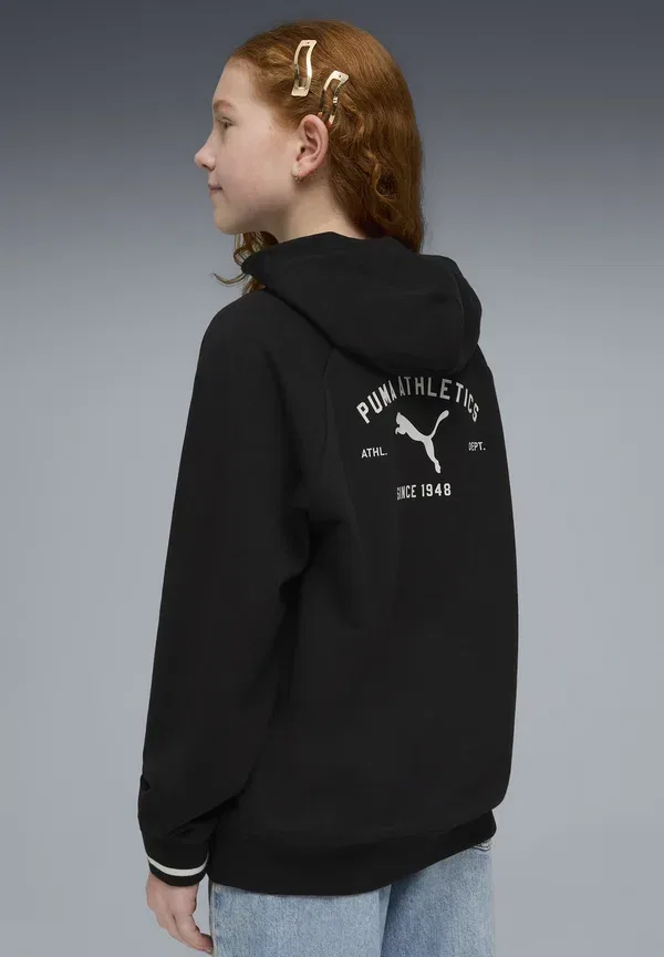 Худи свободного кроя Relaxed Hoodie Puma, черный — фото 3