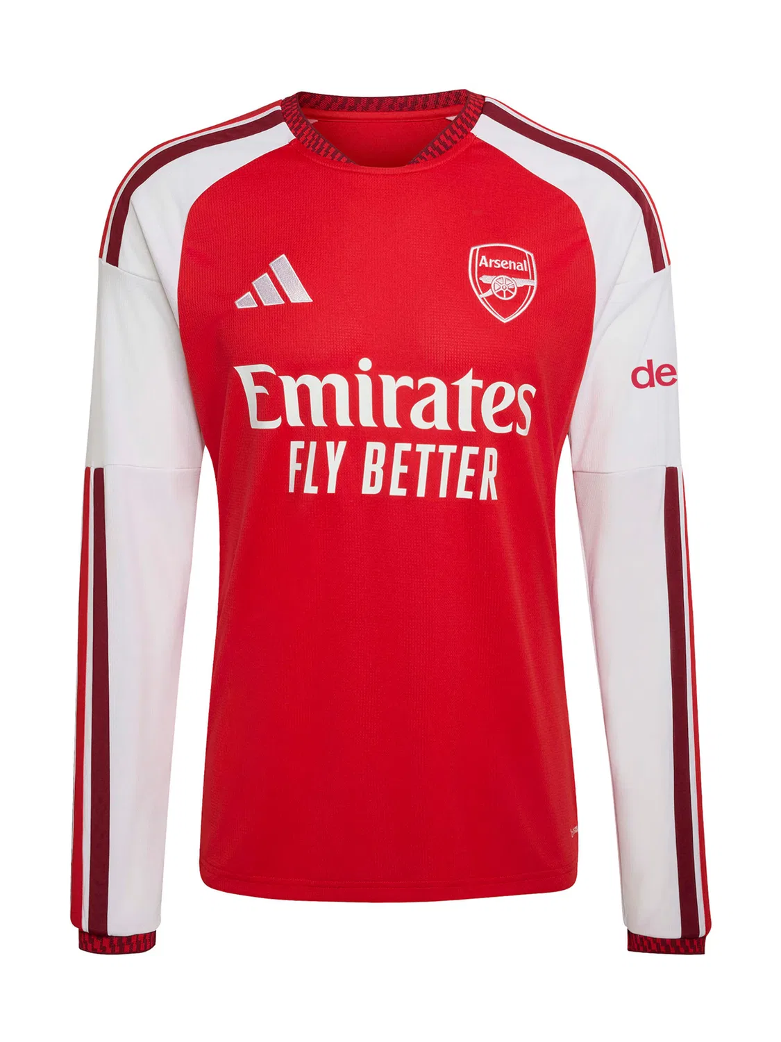 Футболка Adidas Performance Shirt FC Arsenal 26/27 красного и темно-красного цвета