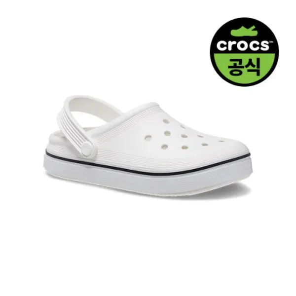 Тапочки Off Court Clog WT, Crocs Kids, белый — фото 2