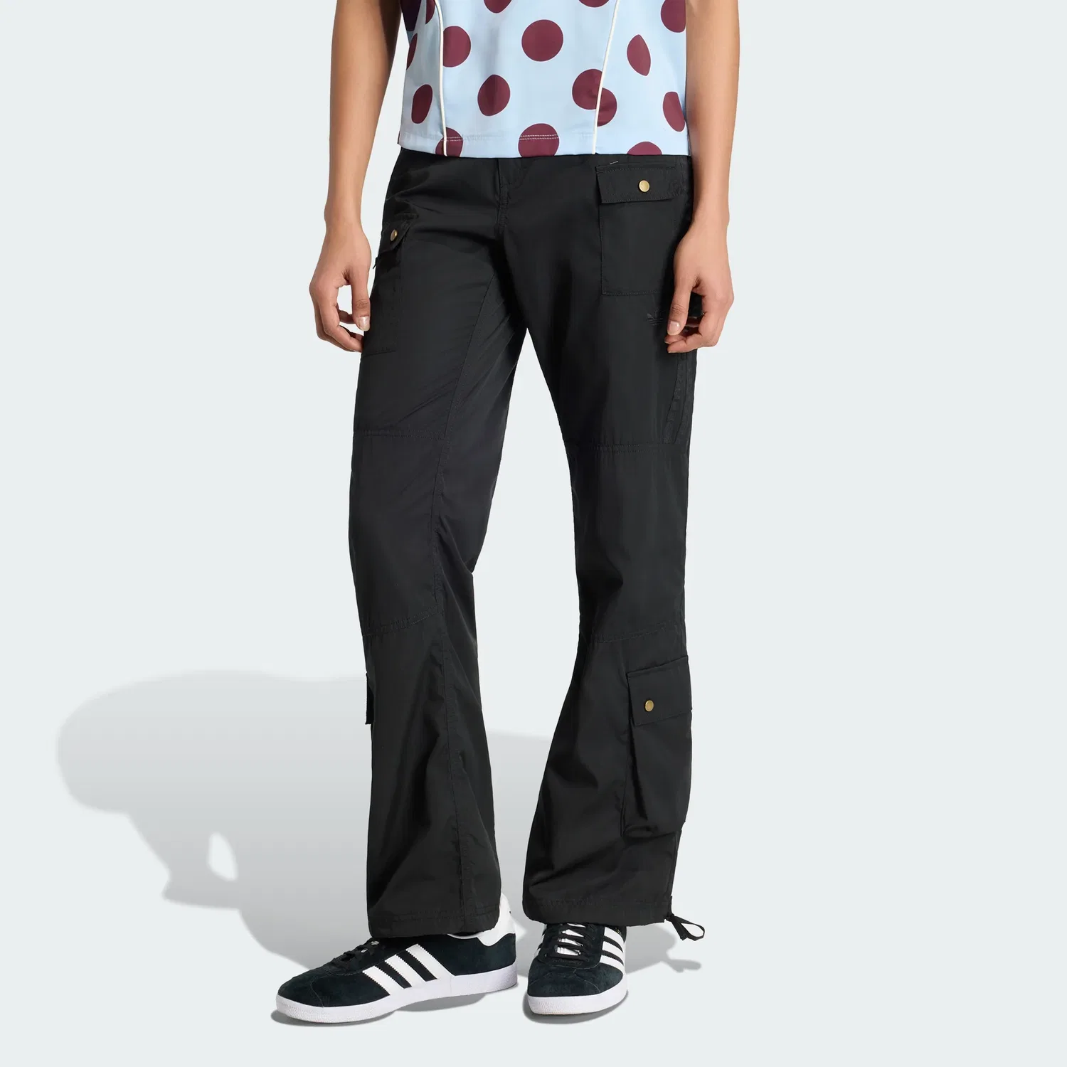 Женские брюки карго adidas Originals, черный