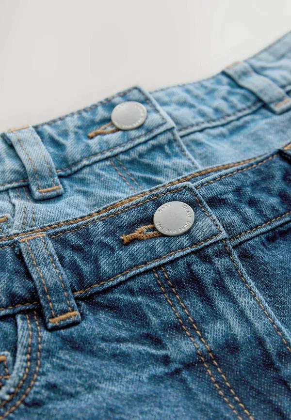 Шорты джинсовые Regular fit 2 pack fray Denim Next, синий — фото 3