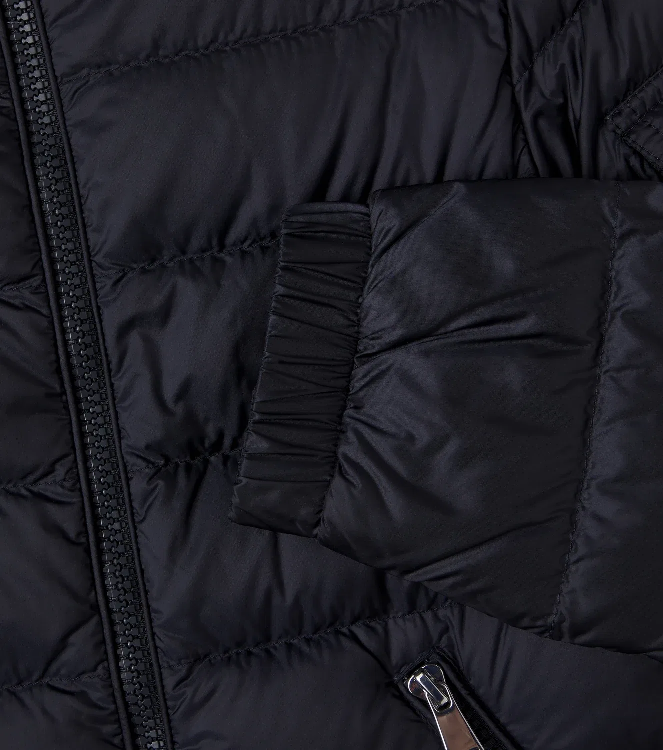 Пуховик Gles Moncler Enfant, синий — фото 2