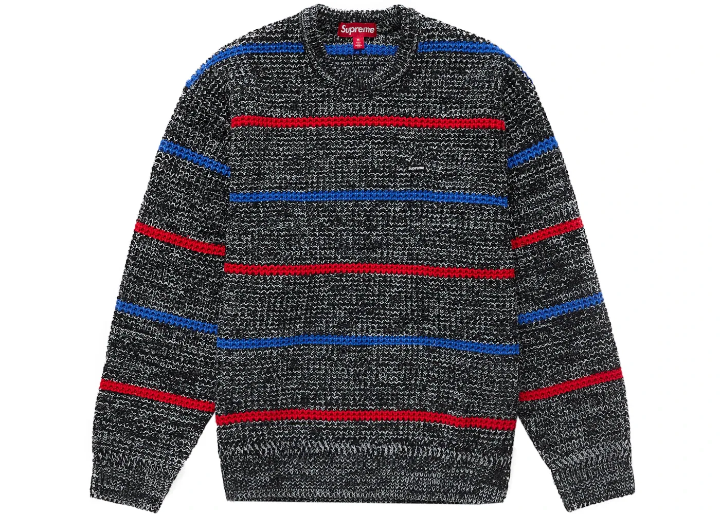 Мужской свитер в полоску Supreme Sweater, Stripe Melange