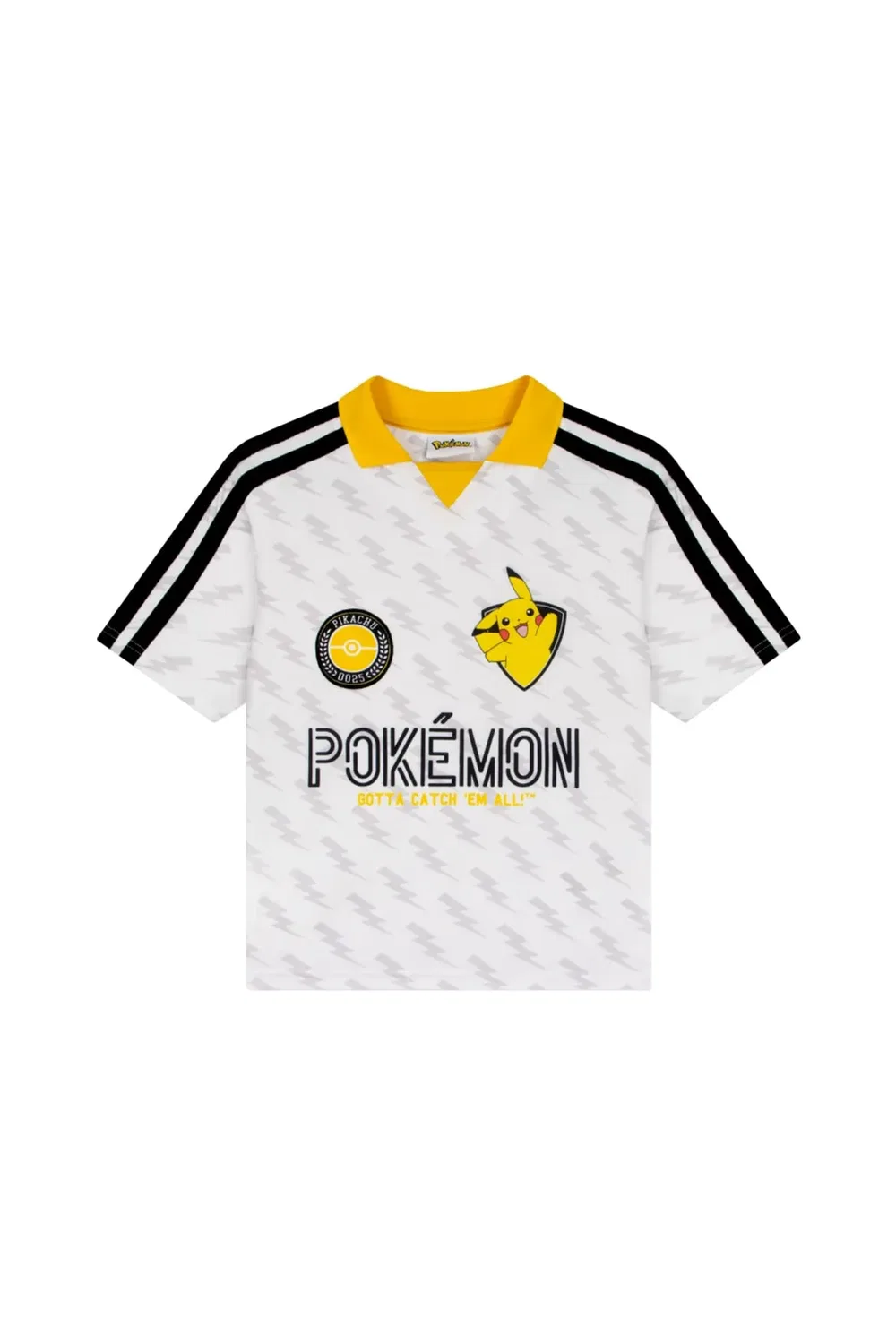 Футболка с принтом Pikachu Pokemon, White
