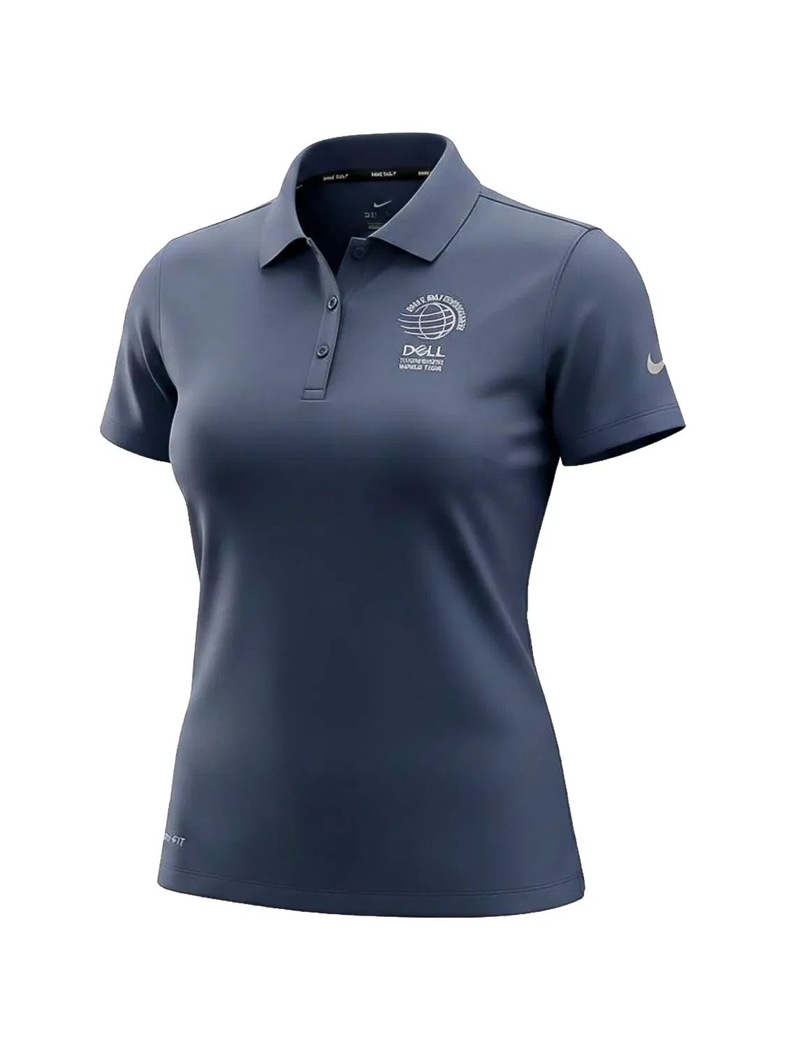 Рубашка поло Dell World Golf Championships Nike, синий