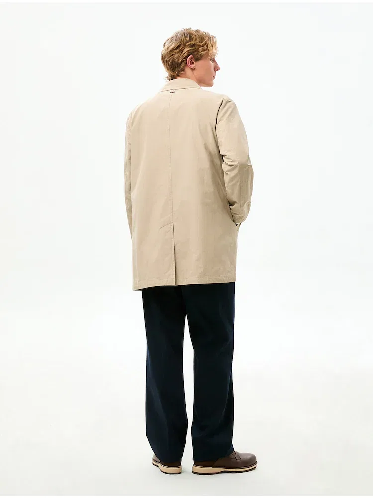 Пальто хлопковое T12G0WCT740ML1RBT TOMMY HILFIGER, Beige — фото 3