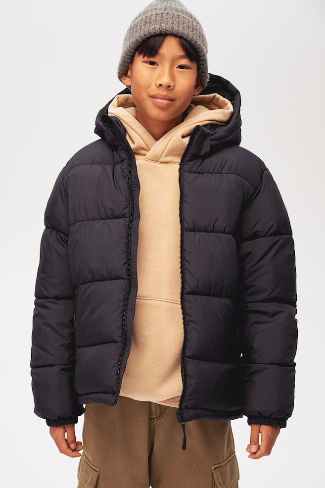 

Пуховик H&M, черный