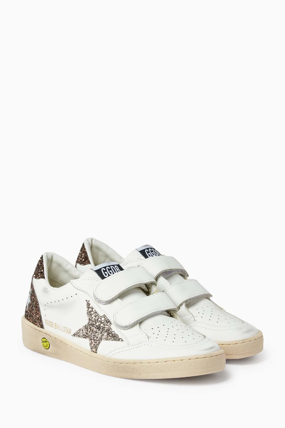 Кроссовки кожаные Ball Star Strap GOLDEN GOOSE