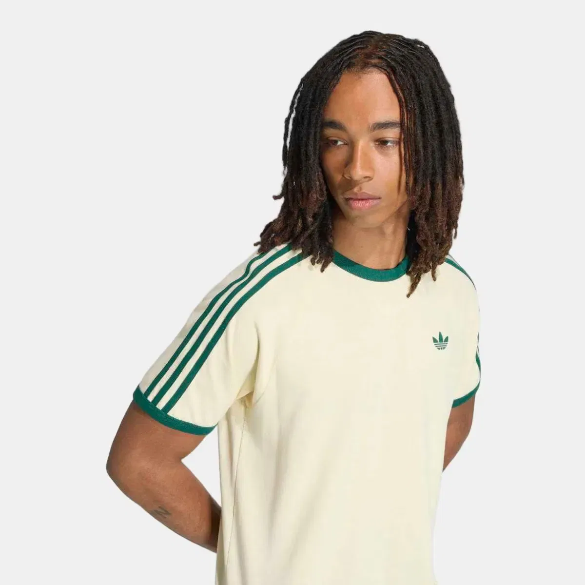 Мужская футболка хлопковая Adicolor Adidas Originals, Yellow — фото 3