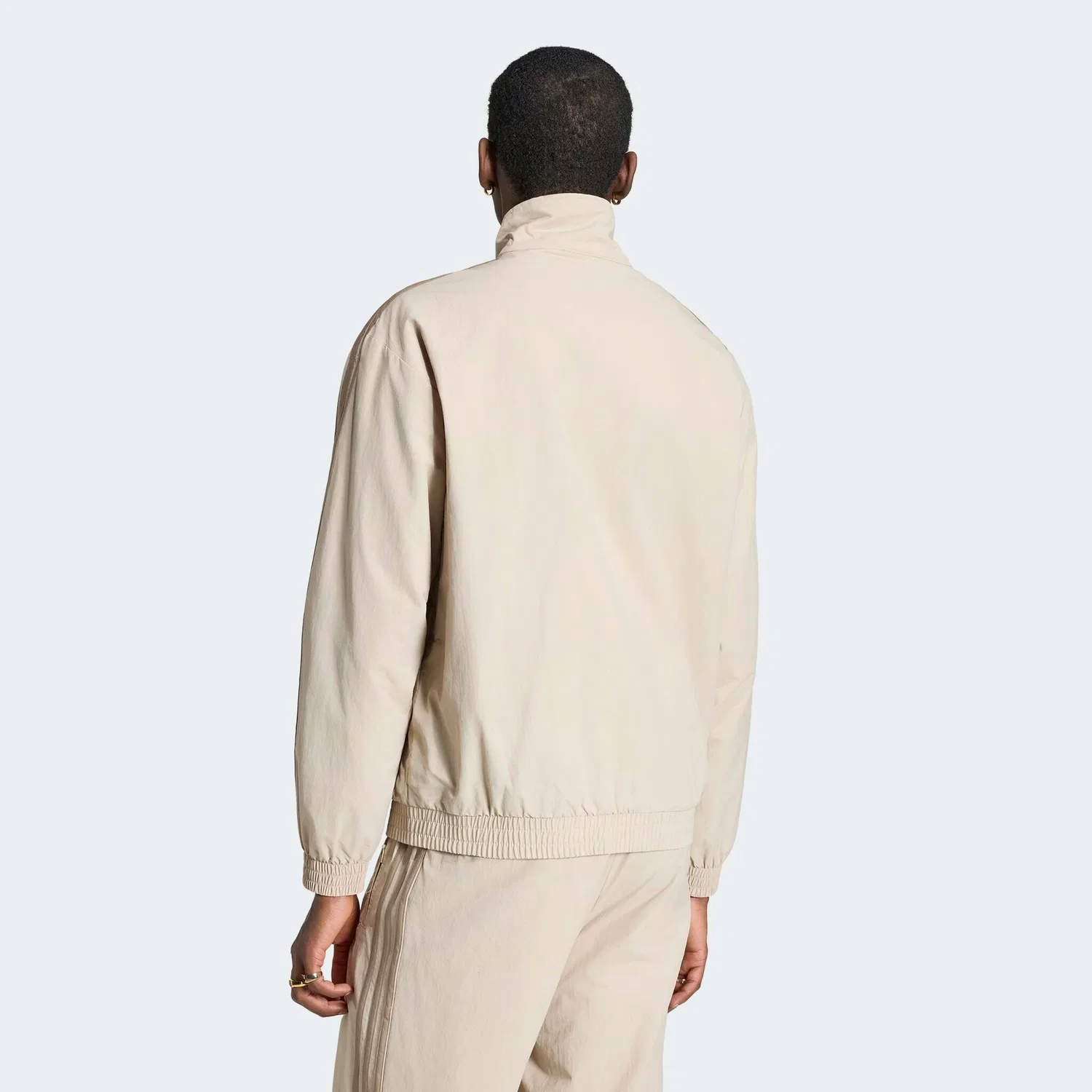 Мужская тренировочная куртка с воротником-стойкой Adidas Originals, Khaki — фото 2