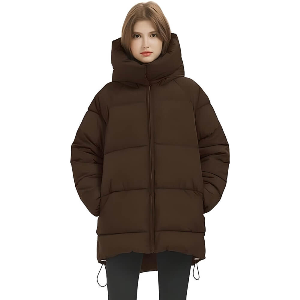 

Куртка Flygo Hooded Quilted, темно-коричневый