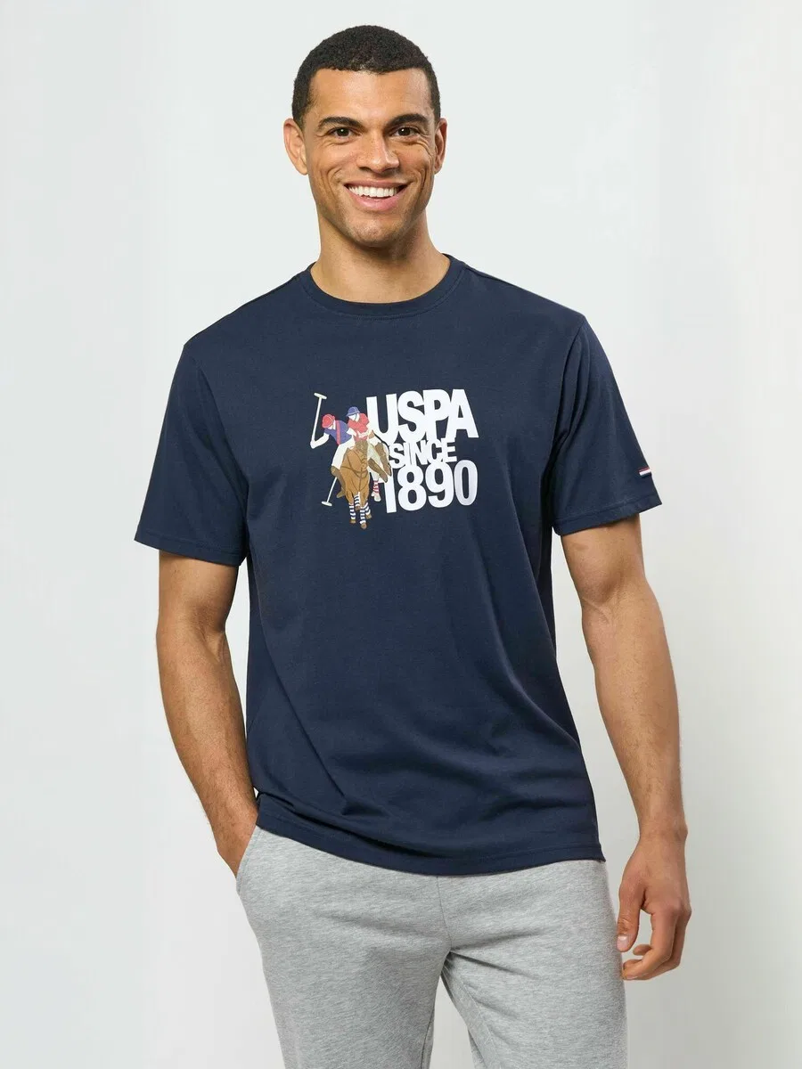 Рубашка на пуговицах стандартного кроя 'UMDamir' сапфирового цвета U.S. POLO ASSN. — фото 2