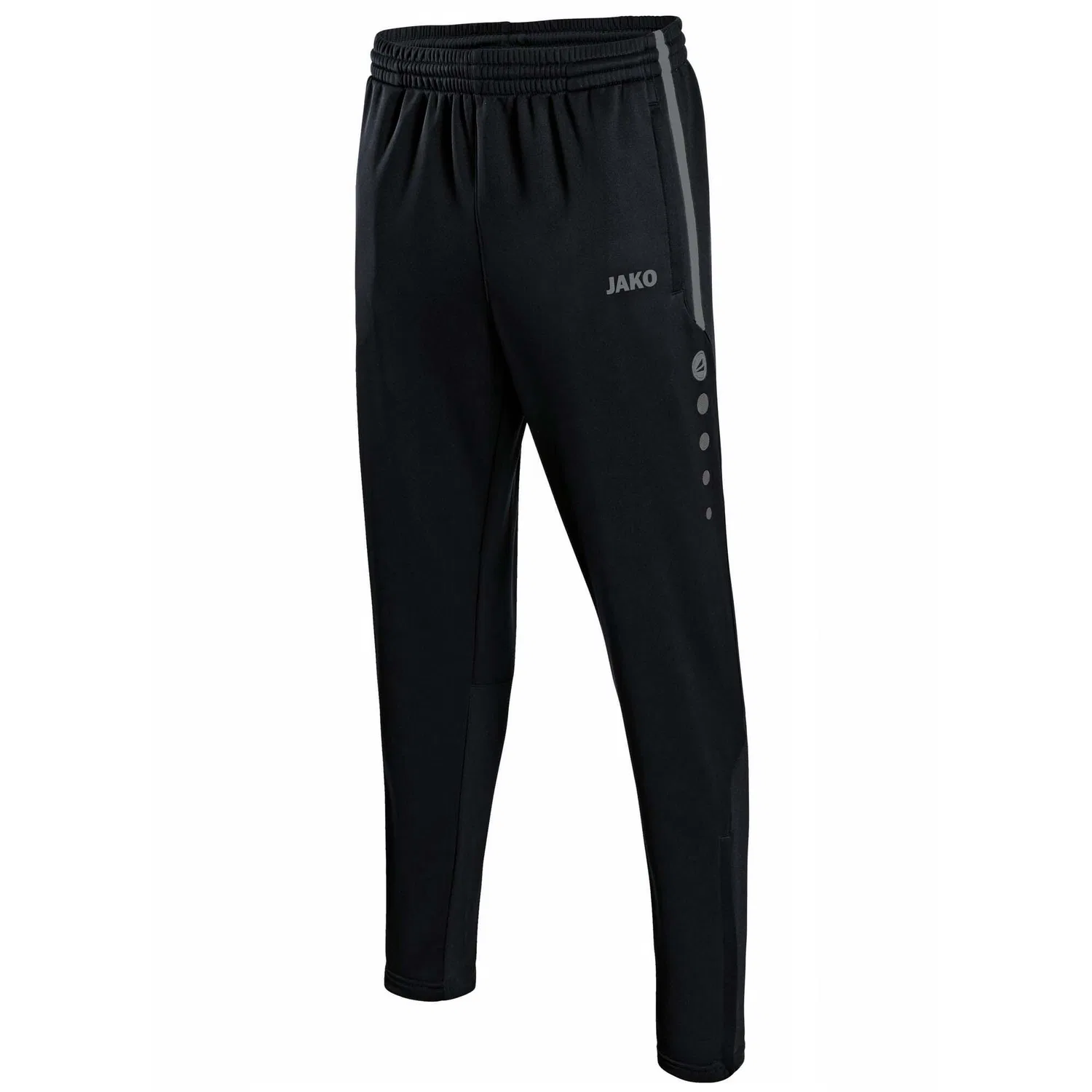 Детские спортивные штаны с боковыми карманами Jako Active, Schwarz Grau Weiss