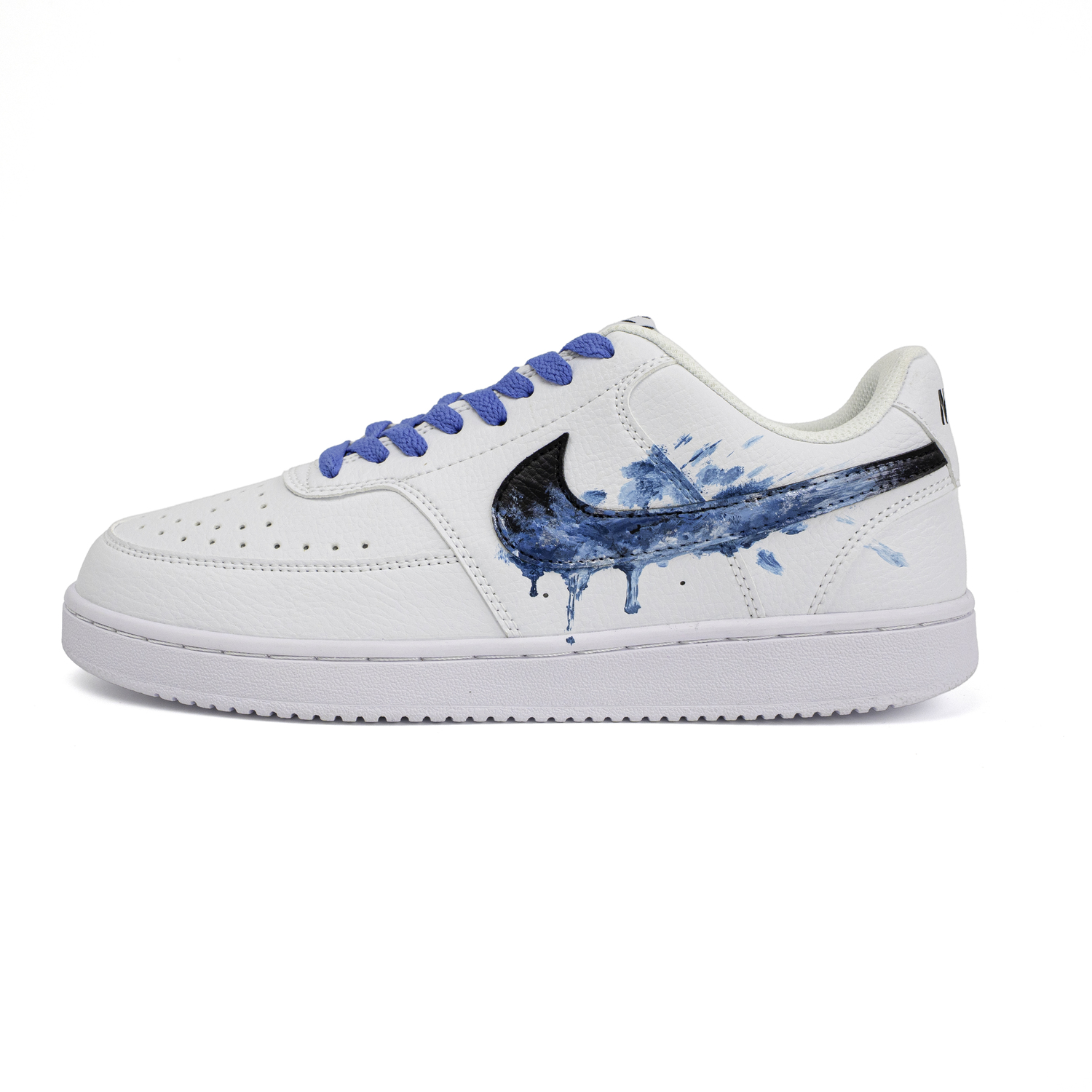 

Nike Court Vision Blue Melancholic Cushioning Abrasion Resistant Breathable Slip Resistant Low top