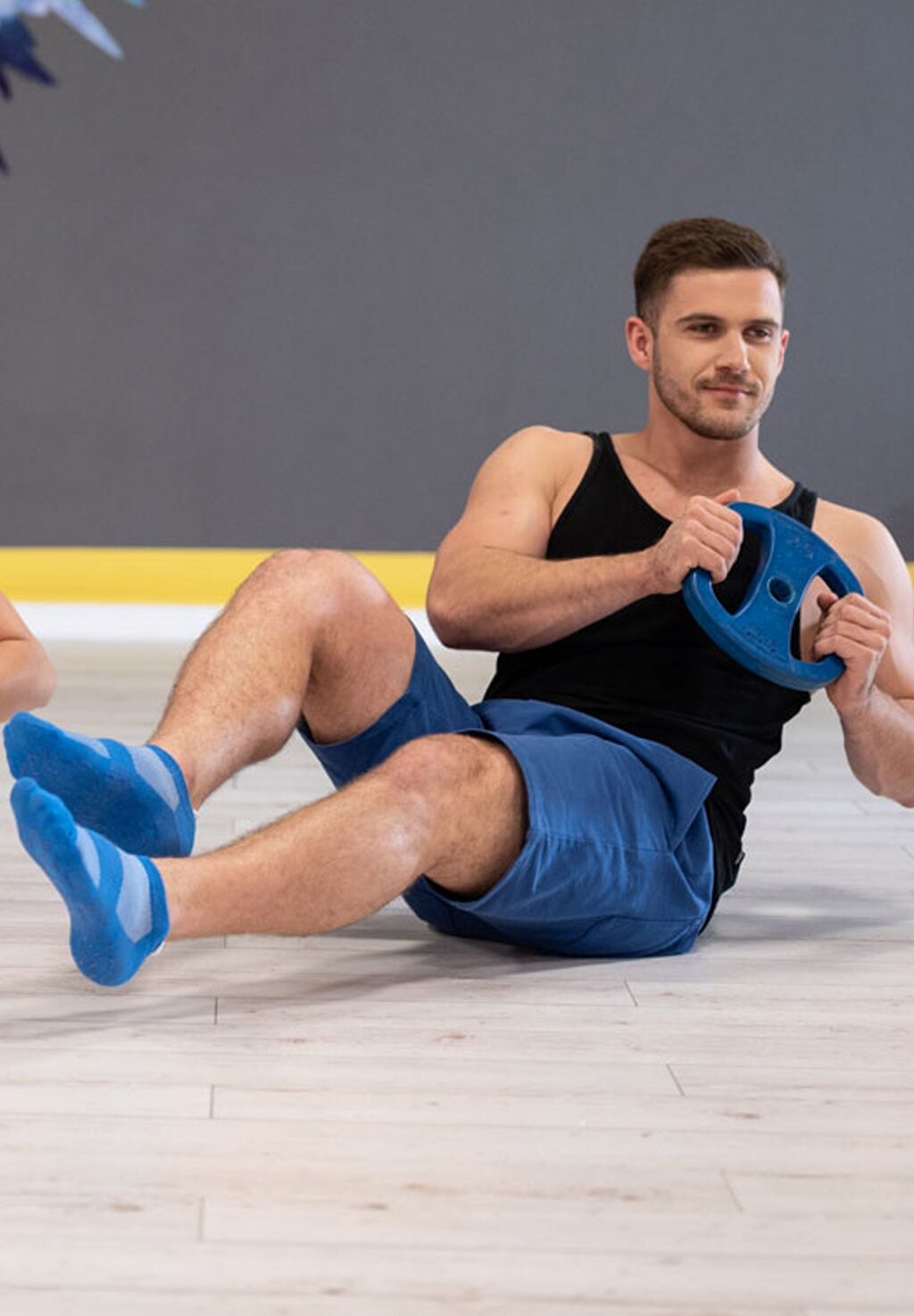 

Носки ABS, NON-SLIP YOGA, PILATES (4-PACK) Zooksy, синий