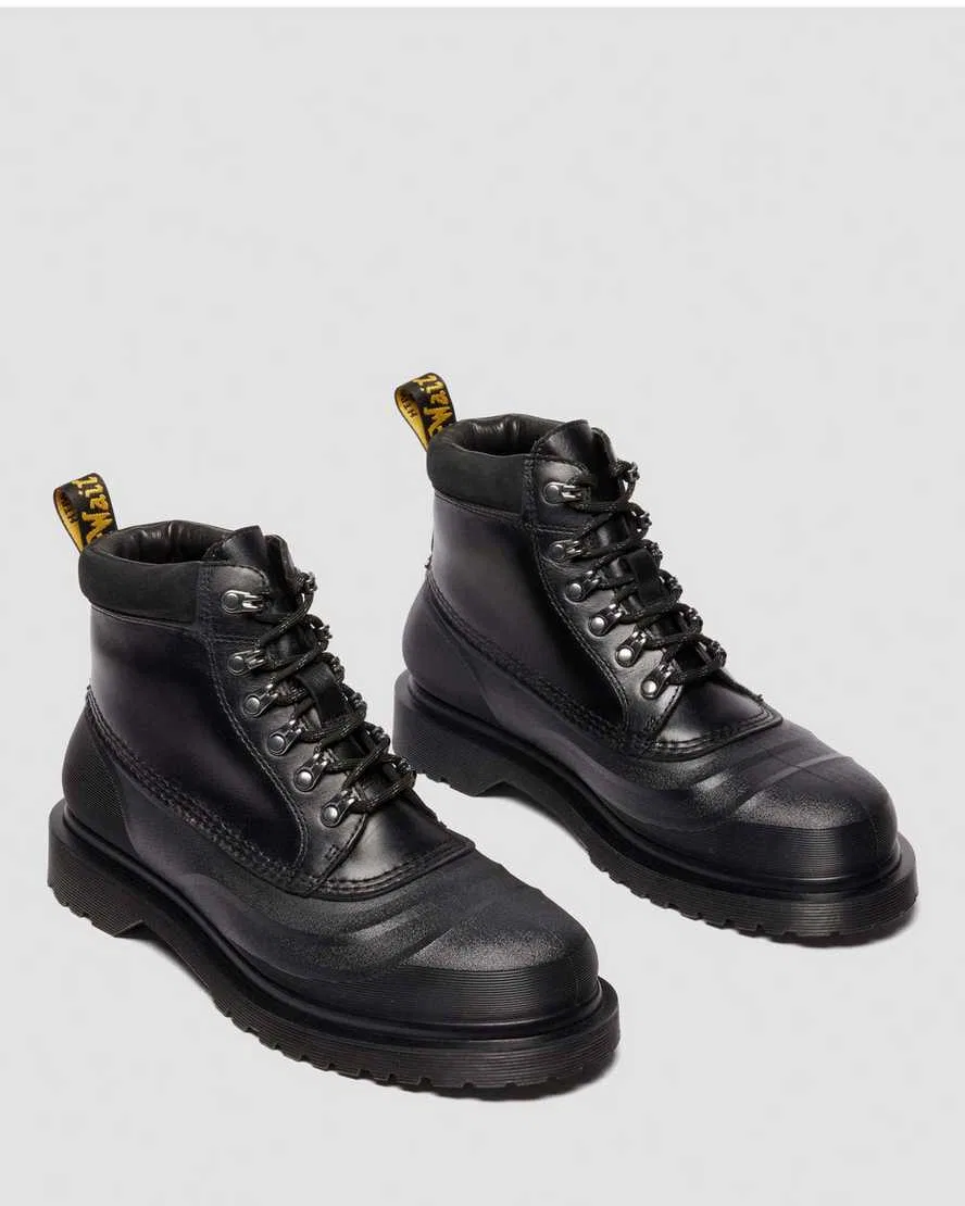 939 Кожаные сапоги до щиколотки на флисовой подкладке Dr Martens, черный — фото 4