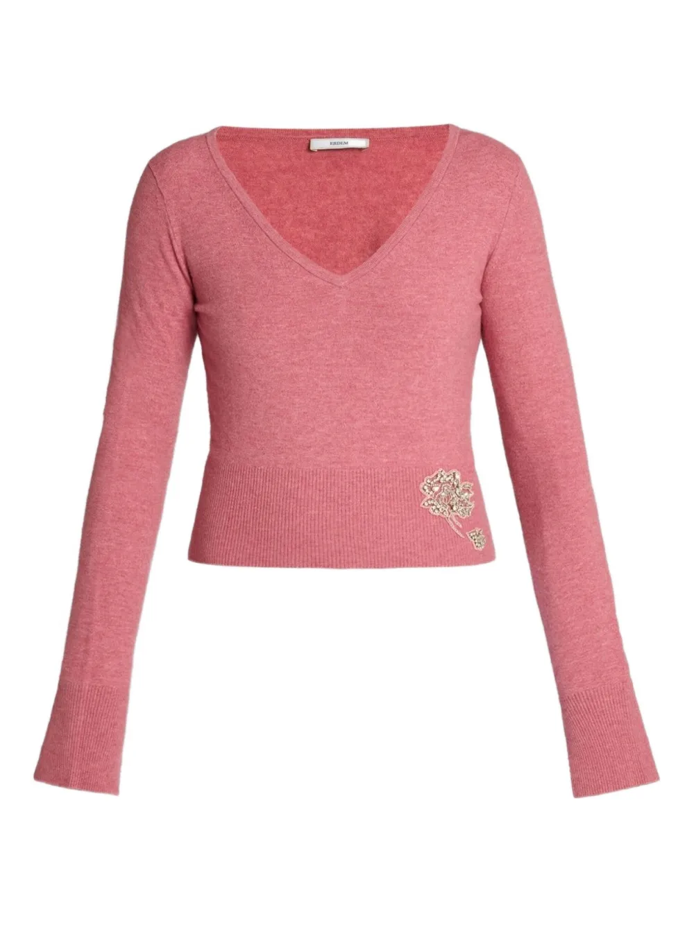 

Укороченный джемпер ERDEM, розовый