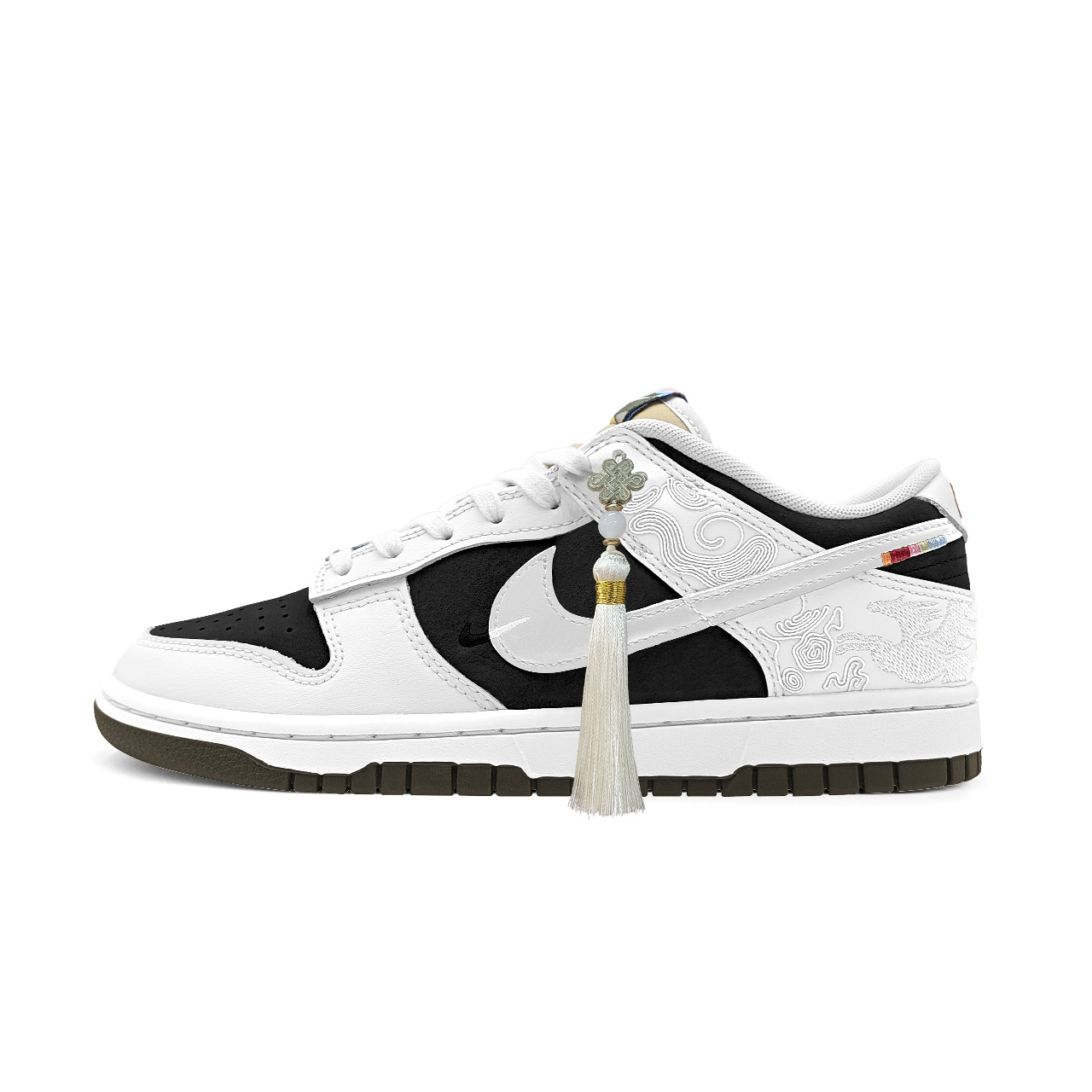 

Nike Низкие скейтбордистские кроссовки Dunk, унисекс, черный, белый, коричневый