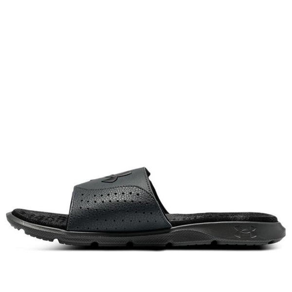 

Тапочки ignite 7 graphic strap slide 'pitch grey black' Under Armour, серый