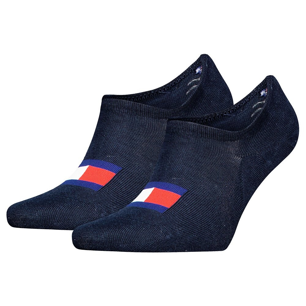 

Носки Tommy Hilfiger Flag No Show 2 шт, синий
