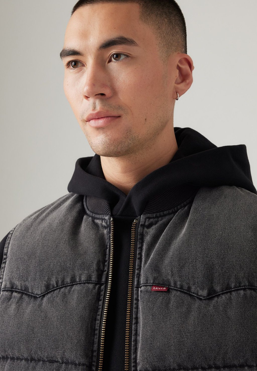 

Жилет WESTERN SUPER PUFF VEST Levi's®, черный деним