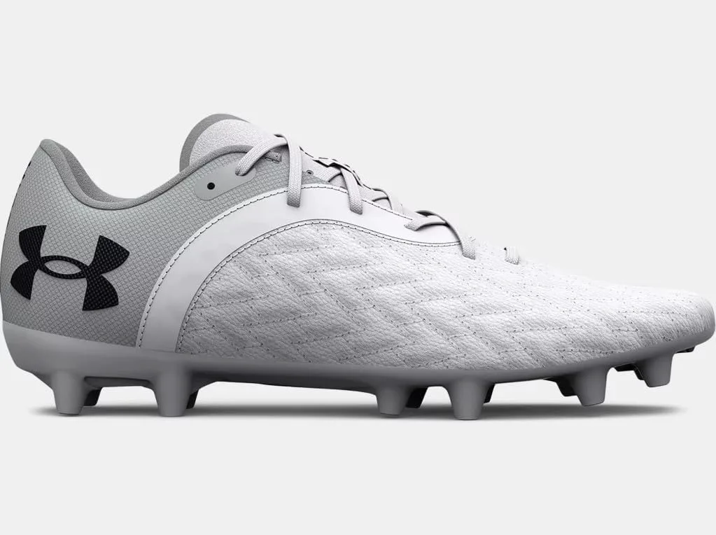 Бутсы для футбола на твердое покрытие Under Armour Clone Megnetico Premier 2.0 для мужчин, белый/серебристый/черный