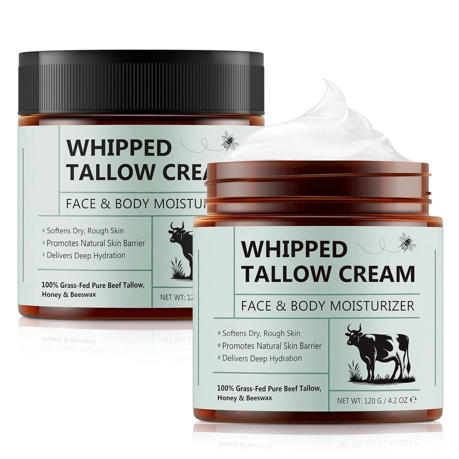 Крем для лица Flamebeauty — И тела «Beef Tallow Cream» с говяжьим жиром