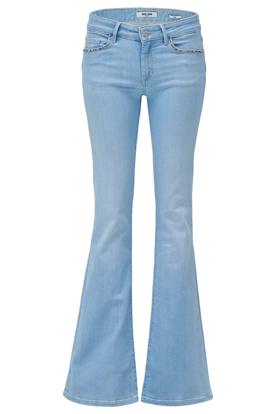 

Расклешенные джинсы Salsa Jeans Wonder, небесно-синий