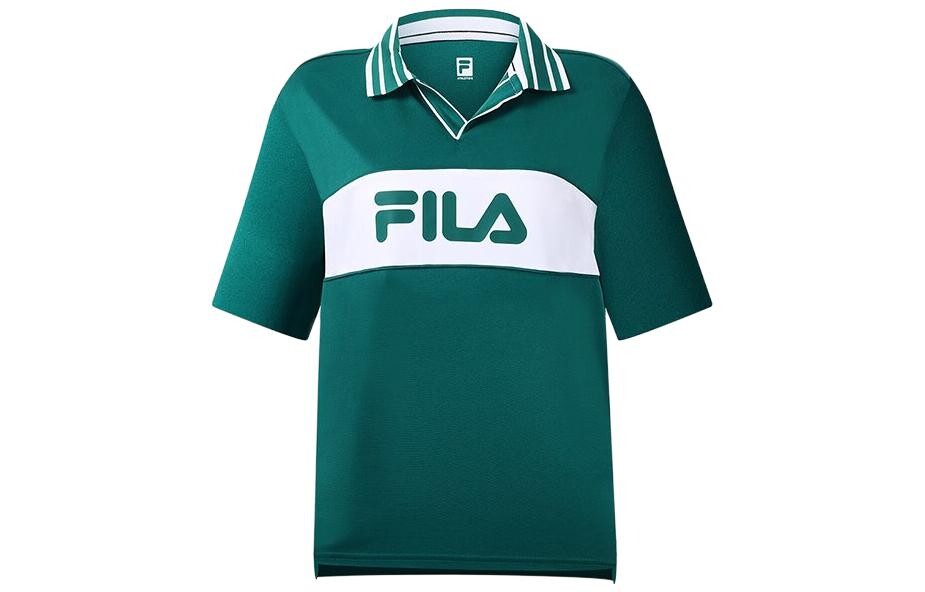 

Рубашка поло женская зеленая Fila