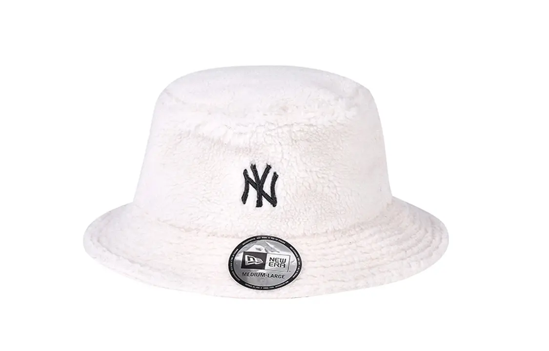 

New Era Ковшовая шляпа унисекс серо-белая, White