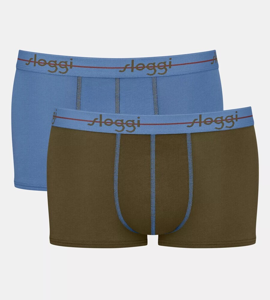 

Боксеры SLOGGI Boxer shorts Start, цвет Blue/Olive