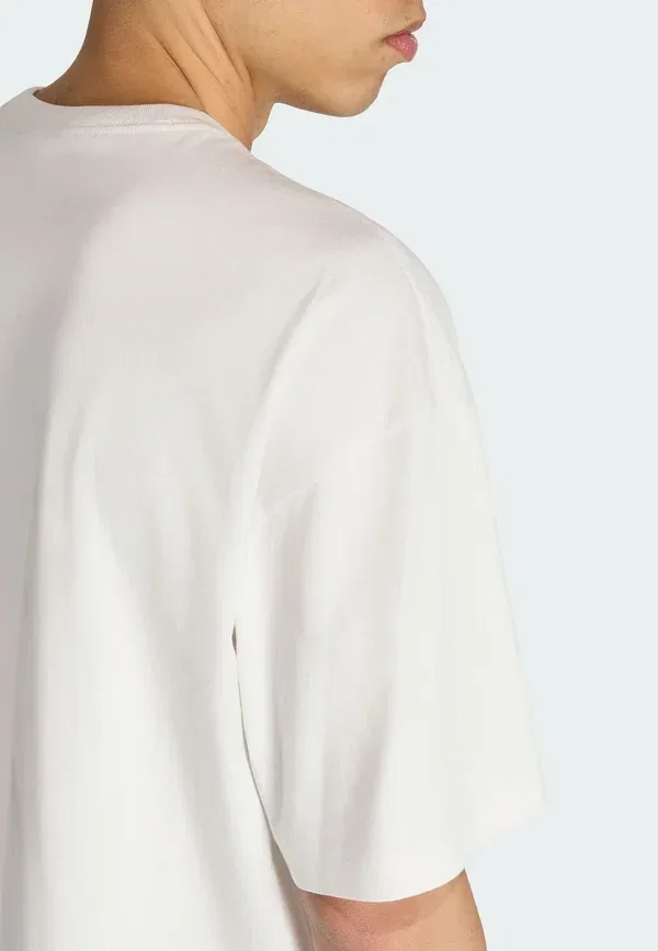 Футболка свободного кроя Adidas Originals Trefoil Essentials Spacer Loose Tee, облачно-белый — фото 4