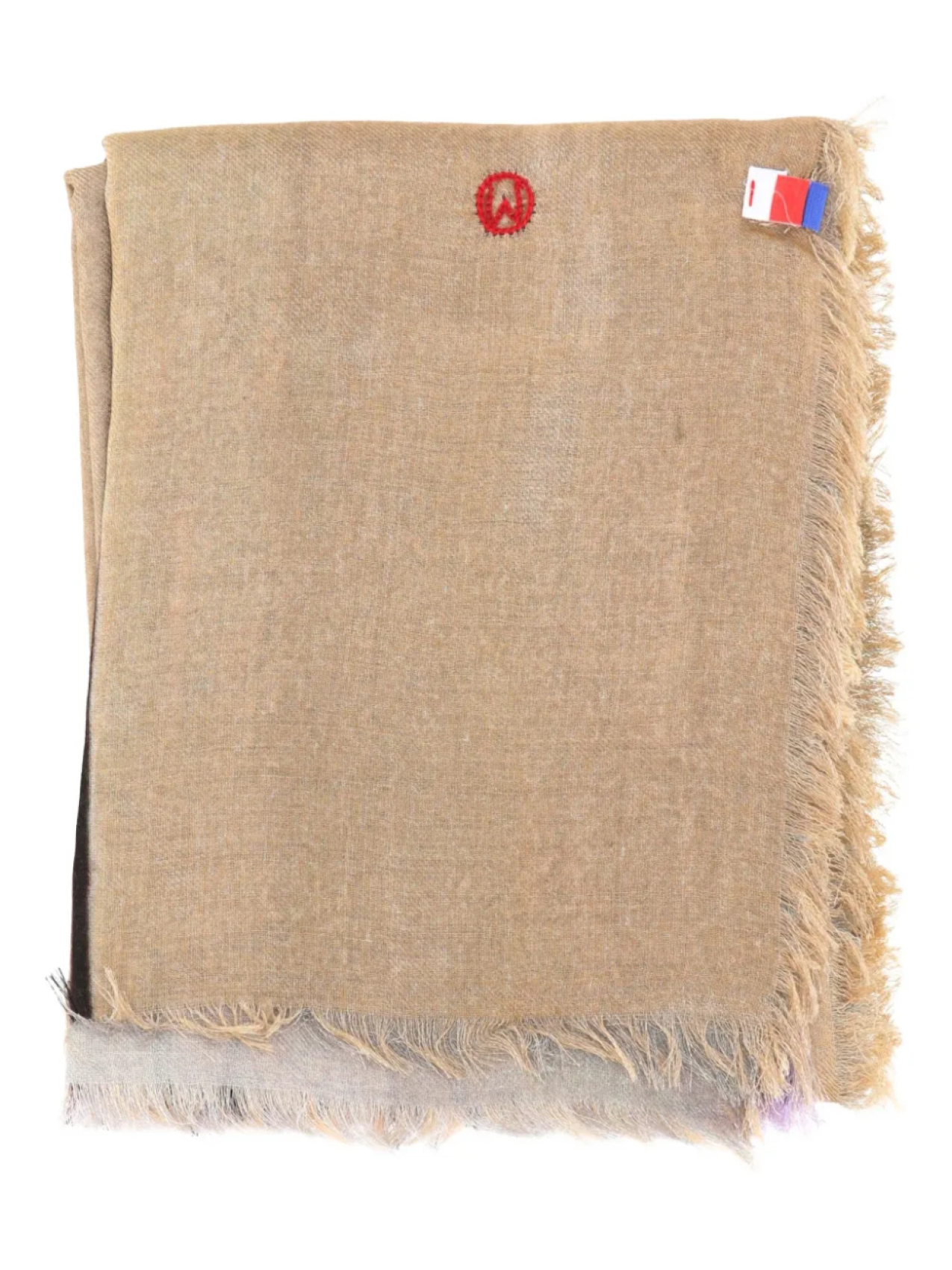 

Шарф TALKING WALLS из смесового шелка, коричневый