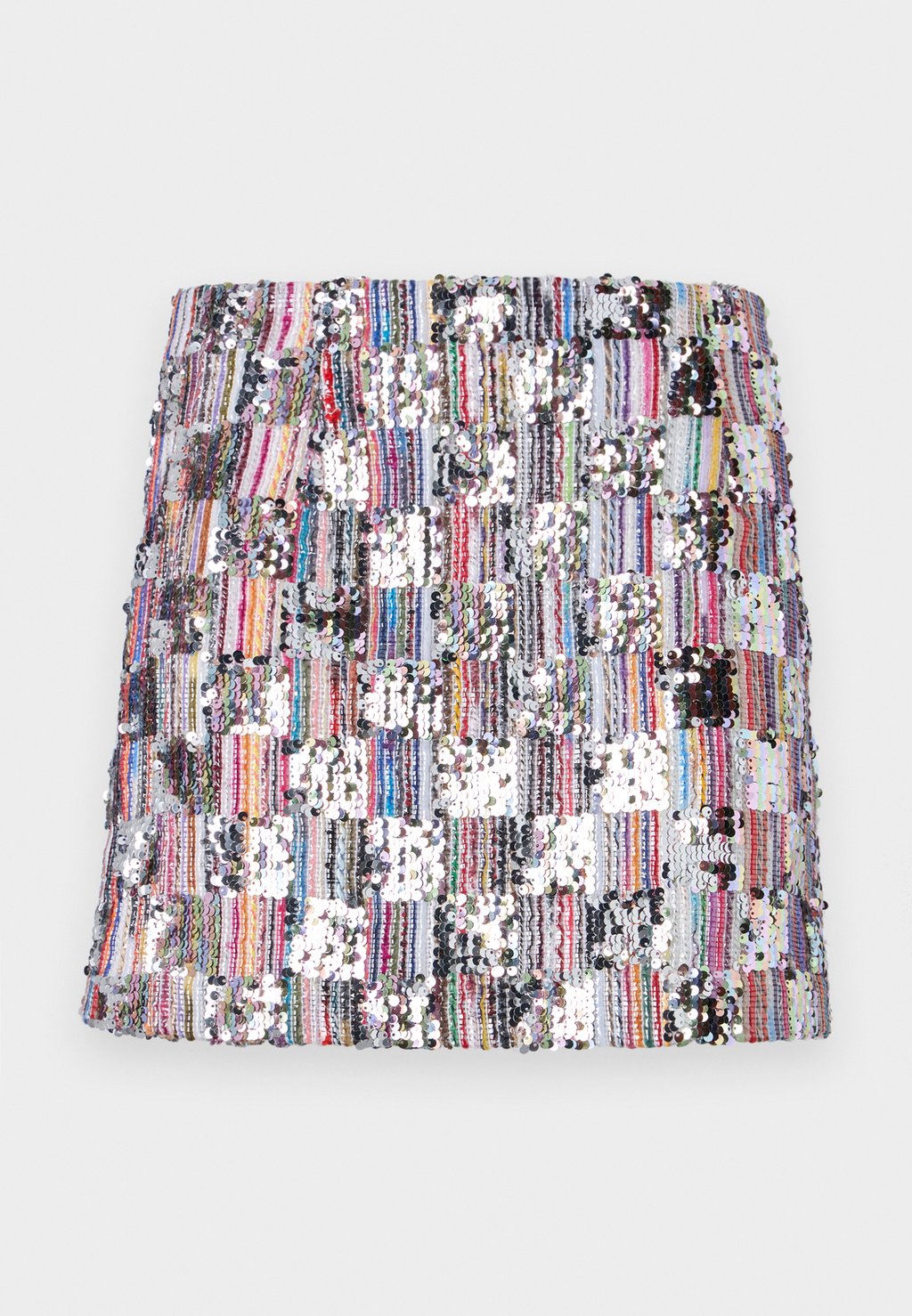 

Мини-юбка PCNAINA SHORT SEQUINS SKIRT Pieces, молочный