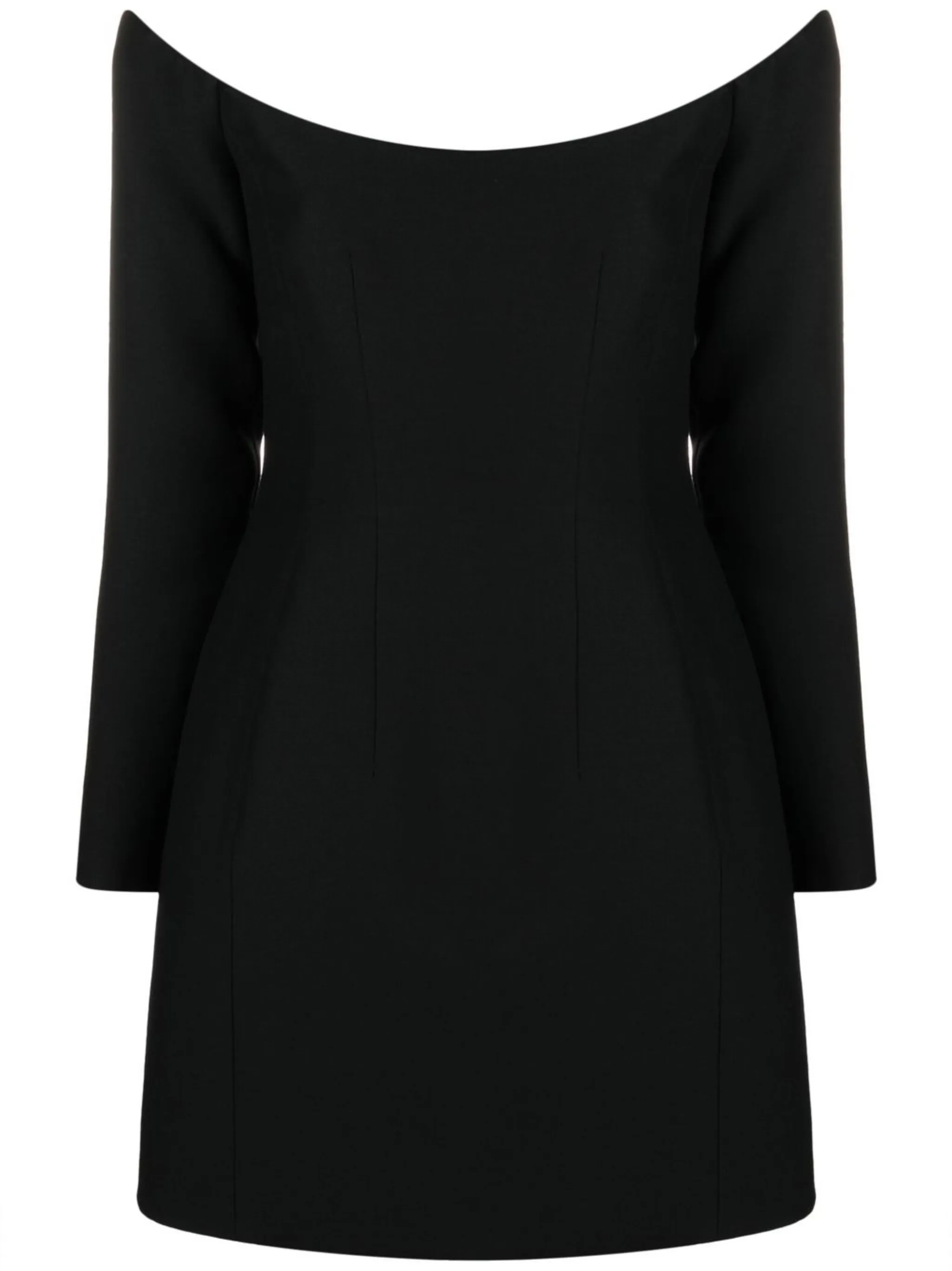 

Платье мини с открытыми плечами Valentino Garavani, черный