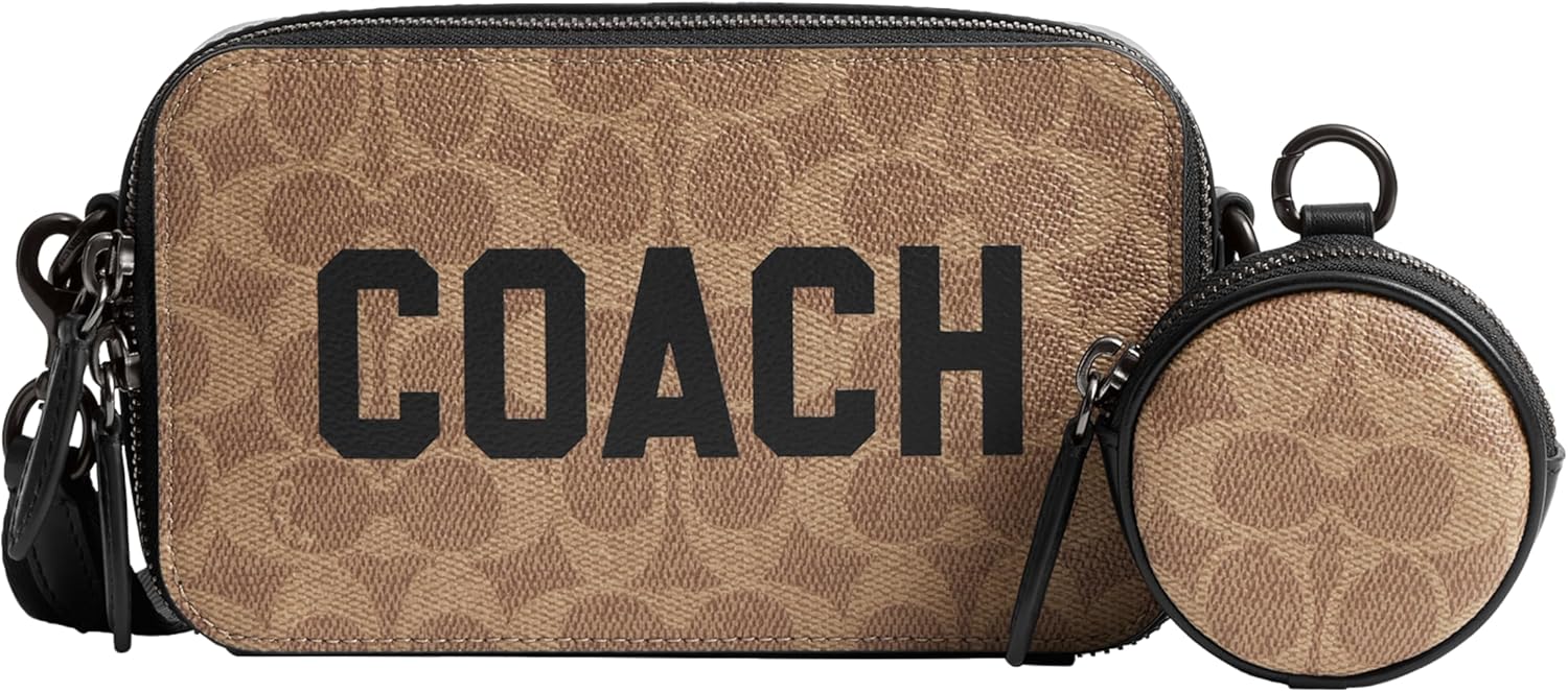 

COACH мужская сумка Charter Slim Crossbody, Tan Multi