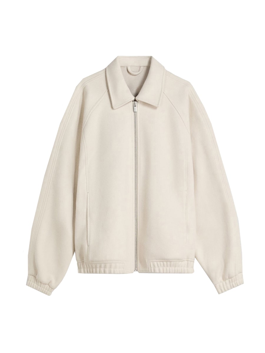 

Куртка межсезонная Bershka, светло-серый