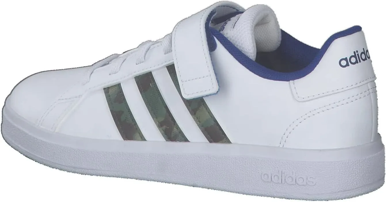 Детские кроссовки Grand Court C унисекс adidas, белый — фото 3