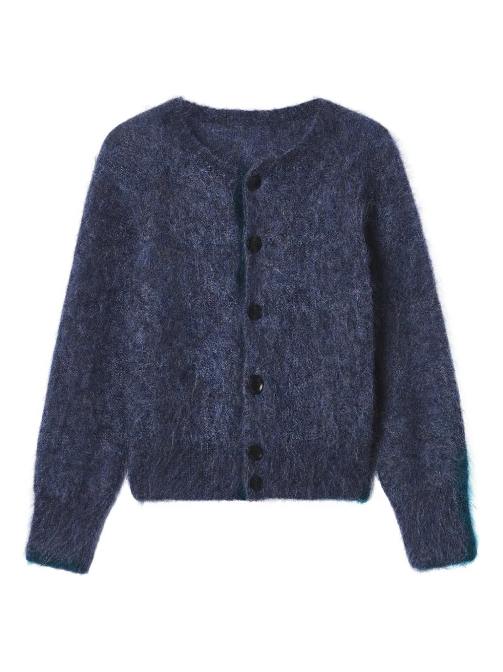 

Кардиган из мохера на пуговицах Y's, синий